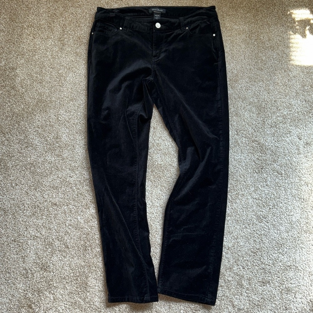 White House Black Market Velvet Pants